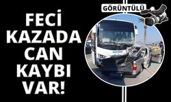 İzmir'de midibüs ile pikap çarpıştı: 1 ölü, 6 yaralı