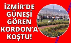 İzmir'de güneşi görenler kendini Kordon'a attı