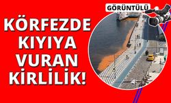 İzmir Kordon'da kıyıya vuran kirlilik