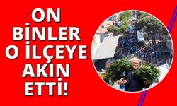 İzmirliler çiçek almaya Bayındır'a gitti