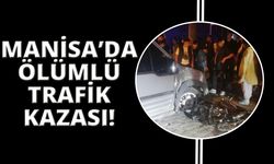  Manisa’da kamyonet motosikletle çarpıştı