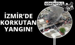 İzmir'de korkutan yangın! Dumanlar yükseldi