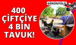 İzmir'de 400 köylüye 4 bin tavuk dağıtıldı