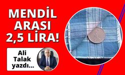 Mendil arası 2,5 lira!