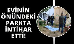 Evinin önündeki parkta intihar etti