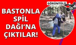 Manisalı kadın muhtar yaşlıları Spil Dağı'na çıkarttı