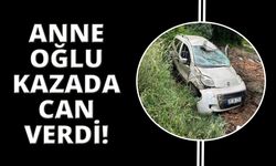  Tatile çıkan anne ve oğlu takla atan araçta can verdi