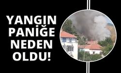 Manisa'da ev yangını yürekleri ağza getirdi