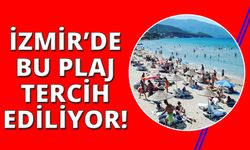 İzmirliler deniz keyfi için bu plajı tercih ediyor