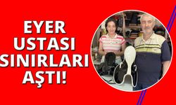 Manisalı eyer ustası dünyaya açıldı