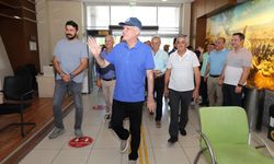 Başkan Engin, görevine alkışlarla döndü