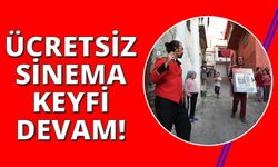 İzmir'de açık havada sinema keyfi devam ediyor