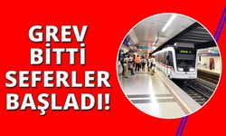 Metro ve tramvayda grev bitti seferler başladı