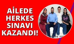 Hepsi aynı anda üniversite sınava girdiler, kazandılar!