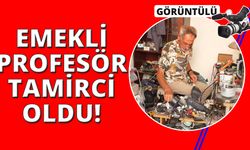 Emekli profesör, elektronik eşya tamircisi oldu