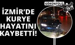  İzmir'de otomobille çarpışan motokurye hayatını kaybetti