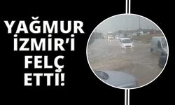  İzmir’i sağanak vurdu sokaklar göle döndü