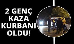  Denizli'de lüks otomobilin çarptığı 2 genç öldü