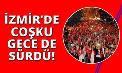 İzmir’i Cumhuriyet coşkusu sardı, etkinlikler gece boyu sürdü