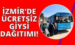 İzmir'in köylerinde ücretsiz giysi dağıtımı