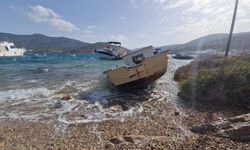 Bodrum’u fırtına vurdu