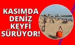 Didim'de Kasım ayında deniz keyfi