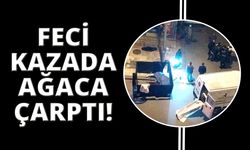 Ağaca çarpan motosiklet sürücüsü hayatını kaybetti