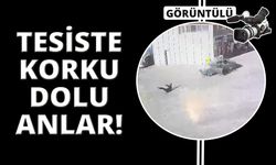 Manisa’da benzin istasyonunda korku dolu anlar