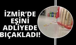  Barışmak istemeyen eşini dava öncesi adliyede bıçakladı