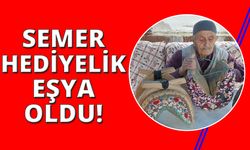 Manisa'da mesleğini hediyelik semer yaparak yaşatıyor