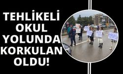 Tehlikeli okul yolunda korkulan oldu, veliler isyan etti