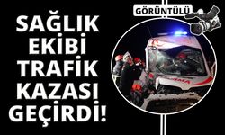 Manisa'da hasta nakleden ambulans kaza yaptı