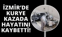 İzmir'de otomobilin çarptığı motokurye hayatını kaybetti