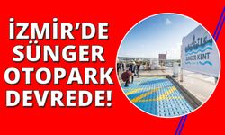 Türkiye’nin ilk sünger otoparkı İzmir’de yapıldı