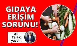 Gıdaya erişim sorunu!