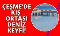 Çeşme’de Şubat ayında deniz keyfi