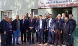 CHP Bornova Adayı Ömer Eşki Sanayi Sitelerini gezdi