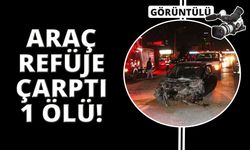  İzmir’de refüje çarpan otomobil taklalar attı: 1 ölü