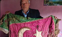  Manisa’da Kurtuluş Savaşı’ndan kalma Türk bayrağı ortaya çıktı