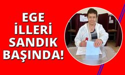 Ege illerinde seçmenler sandıklara akın etti