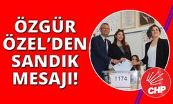  CHP Genel Başkanı Özel oyunu Manisa'da kullandı