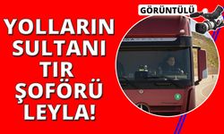 Tır şoförü Leyla 40 yıllık şoför gibi yolların tozunu attırıyor