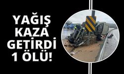 Kütahya'da yağış kaza getirdi: 1 ölü