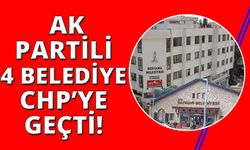  İzmir'de AK Parti'li 4 belediye CHP'ye geçti