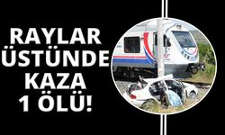 Manisa'da tren otomobile çarptı: 1 ölü var!