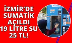 İzmir'de SUmatik açıldı! Sağlıklı su ucuza satılıyor