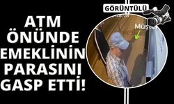 Sıra bekler gibi yaptı, ATM’den para çeken emekliyi gasp etti