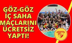 Göztepe Voleybol’da iç saha maçları ücretsiz