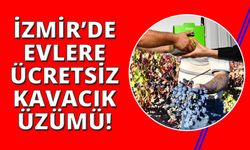 İzmir'de belediye kapı kapı ücretsiz Kavacık Üzümü dağıtıyor