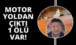 Motosiklet şarampole yuvarlandı: 1 ölü